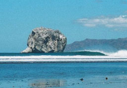 Take a short boat ride to Witches Rock a photogenic and fun beachbreak near Playa Grande, Costa Rica